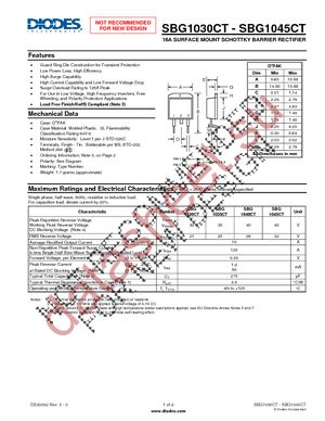 SBG1030CT-T-F datasheet  